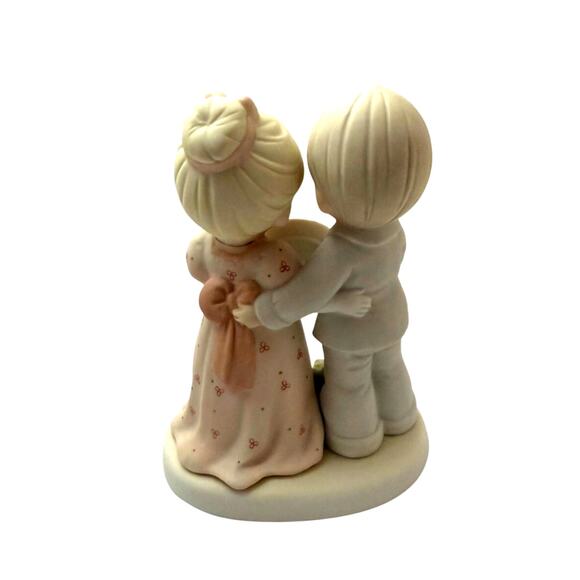 Retired Precious Moments "Silver Celebration to Share" 25th Anniversary Figurine - Picture 3 of 5